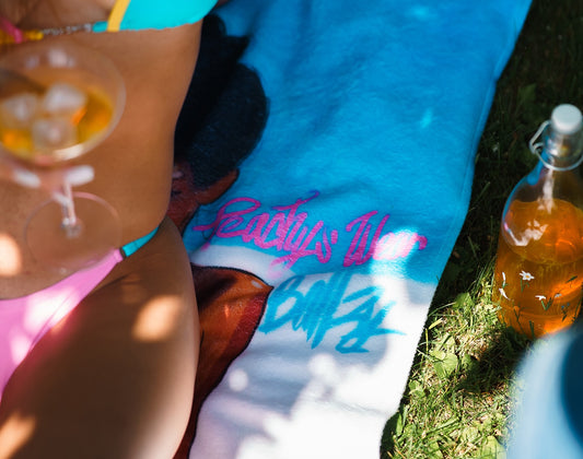 Peachys Wear x Ballzy towel