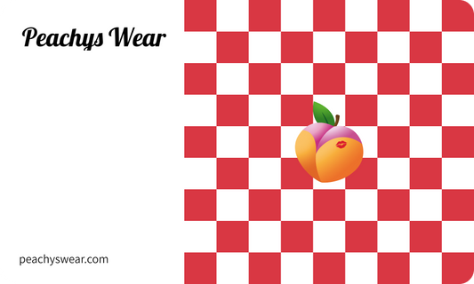 Peachys Wear kinkekaart · Kujundus 01 · Hele